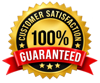 100% customer satisfaction guaranteed